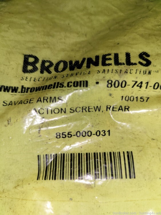 Brownells Savage Arms Action Screw Rear #100157-img-0