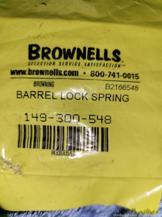 Brownells Browning Barrel Lock Spring #B2166548-img-0