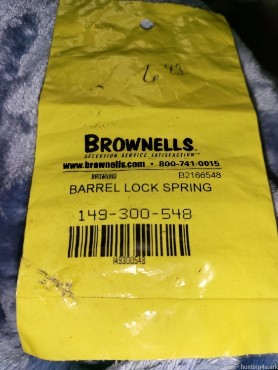 Brownells Browning Barrel Lock Spring #B2166548 -img-1