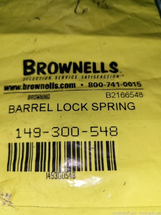Brownells Browning Barrel Lock Spring #B2166548 -img-0