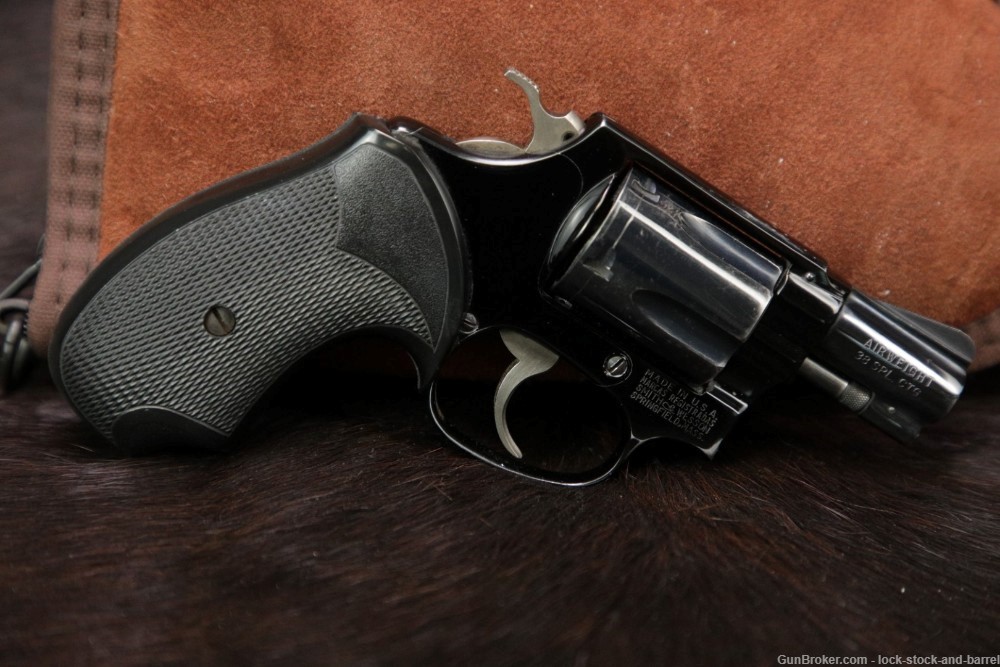 Smith & Wesson S&W Model 37 Airweight .38 Spl 2" SA/DA Revolver 1971-72 C&R-img-2