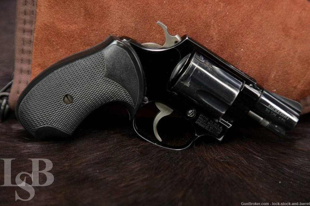 Smith & Wesson S&W Model 37 Airweight .38 Spl 2" SA/DA Revolver 1971-72 C&R-img-0