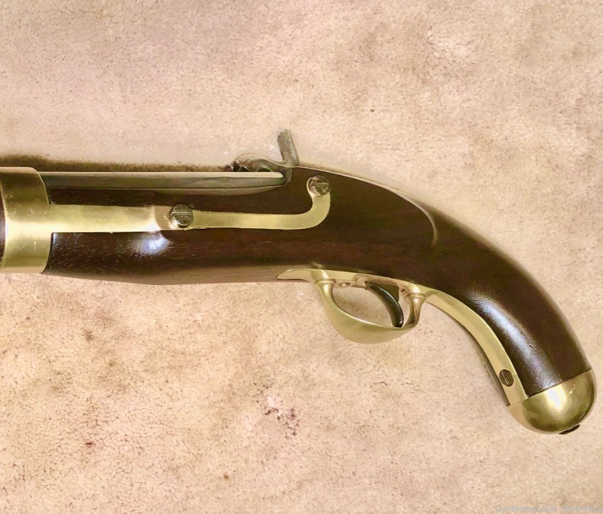 D9 US 1842 .54 Cavalry Pistol, H.ASTON 1850, Very Good, Shooter,......$ 700-img-12