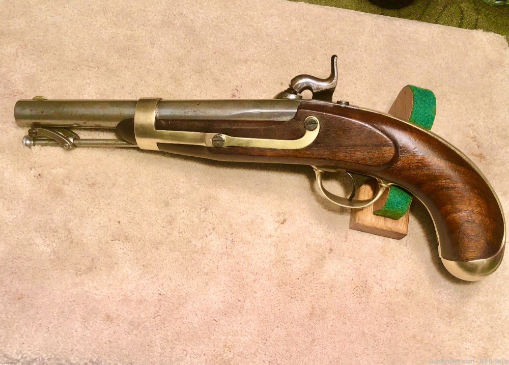 D9 US 1842 .54 Cavalry Pistol, H.ASTON 1850, Very Good, Shooter,......$ 700-img-13
