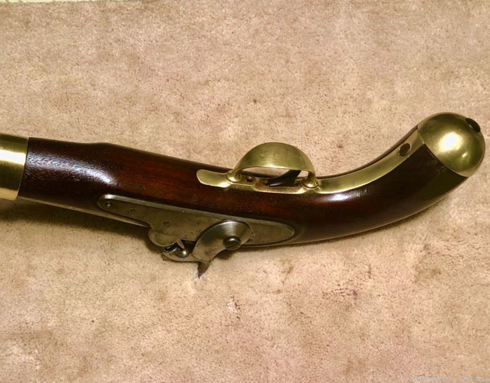 D9 US 1842 .54 Cavalry Pistol, H.ASTON 1850, Very Good, Shooter,......$ 700-img-11