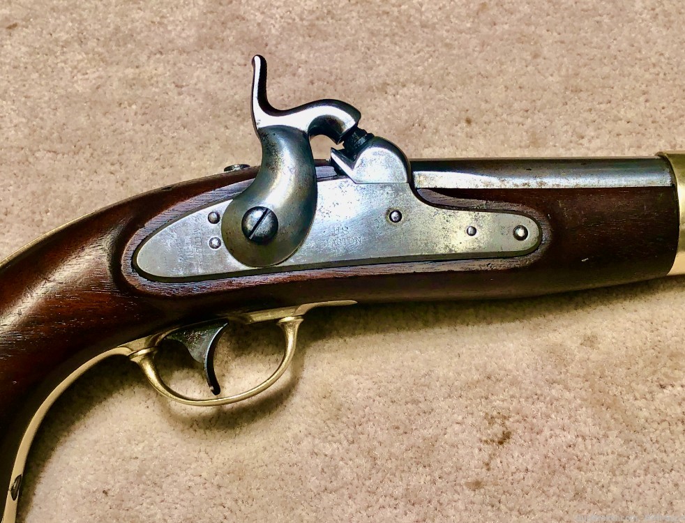 D9 US 1842 .54 Cavalry Pistol, H.ASTON 1850, Very Good, Shooter,......$ 700-img-1