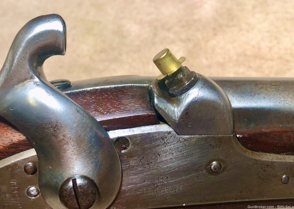 D9 US 1842 .54 Cavalry Pistol, H.ASTON 1850, Very Good, Shooter,......$ 700-img-6