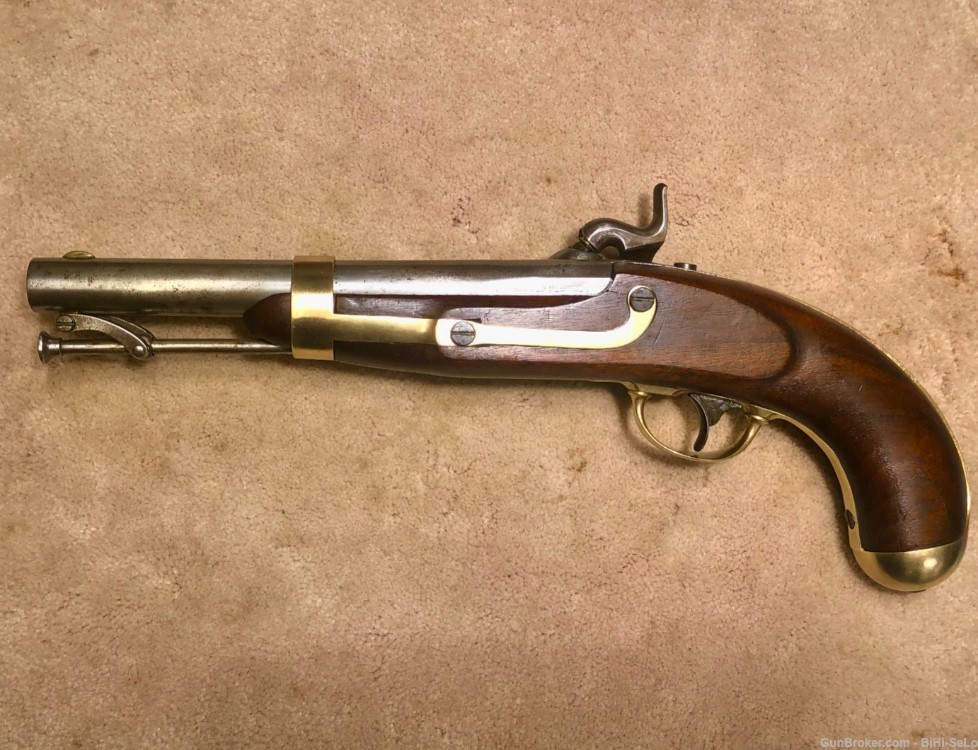 D9 US 1842 .54 Cavalry Pistol, H.ASTON 1850, Very Good, Shooter,......$ 700-img-15