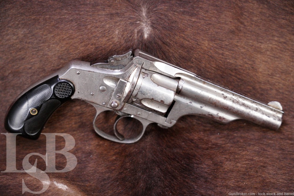 Merwin & Hulbert Medium Frame .38 S&W 3.5" Folding Hammer Revolver Antique-img-0
