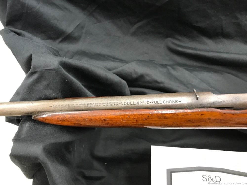 Winchester Model 41-410 bolt action Shotgun 410 Cal. Preowned-img-3