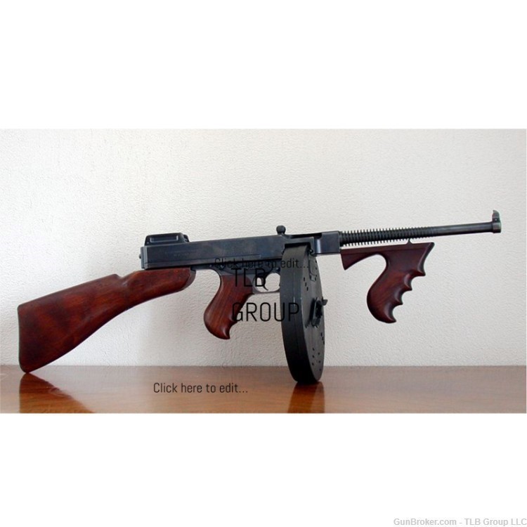 Denix Replica Thompson M1928 Submachine Gun Non-Firing New-img-1