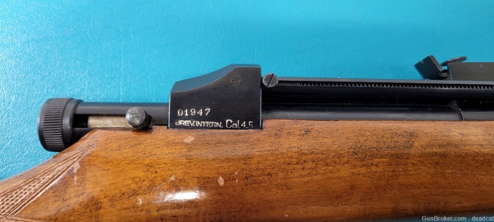 Rare Armigas Model Olimpic Air Rifle Gun CO2 Italy .177 + Provenance #492-img-5