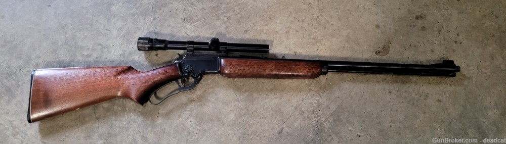 Fine Marlin 39A Lever Action Rifle .22 Cal. + Weaver V22-A Scope-img-0