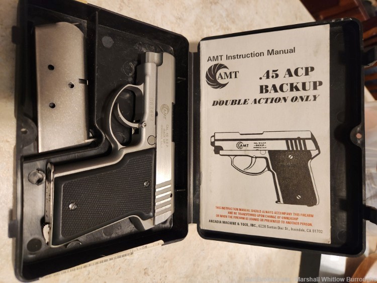 .45 ACP BACKUP Double Action Only-img-0