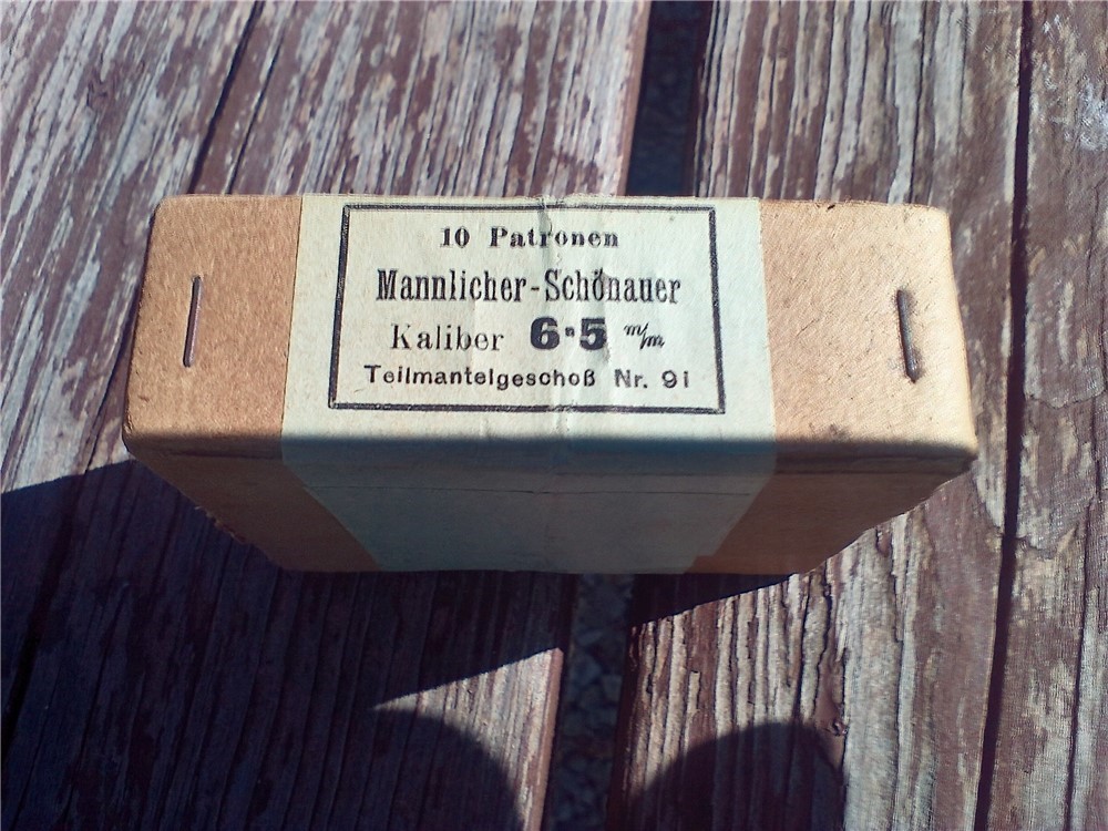 Austrian 6.5x54 Mannlicher Steyr Schonauer ammo-img-1