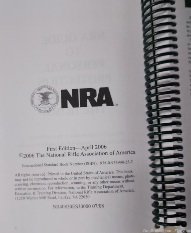  One New Copy of NRA "Basics of Personal Protection in the Home" ("PPIH").-img-2