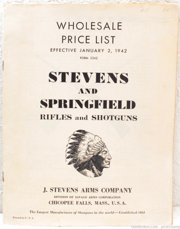 Lot of Early 1940's Stevens Catalogs/Wholesale Price Lists -img-3