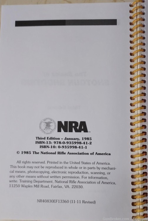 One New Copy of NRA "The Basics of Shotgun Shooting "-img-3