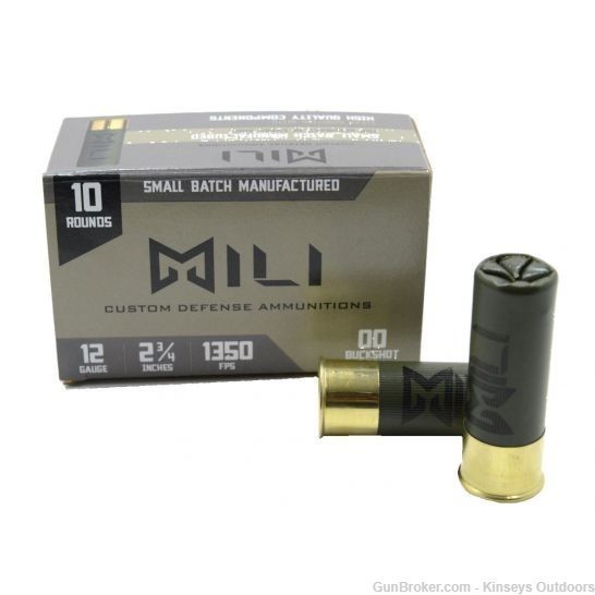 Mili Self-Defense Shotgun Loads 12 ga. 2.75 in. 00-Buck 10 rd.-img-0