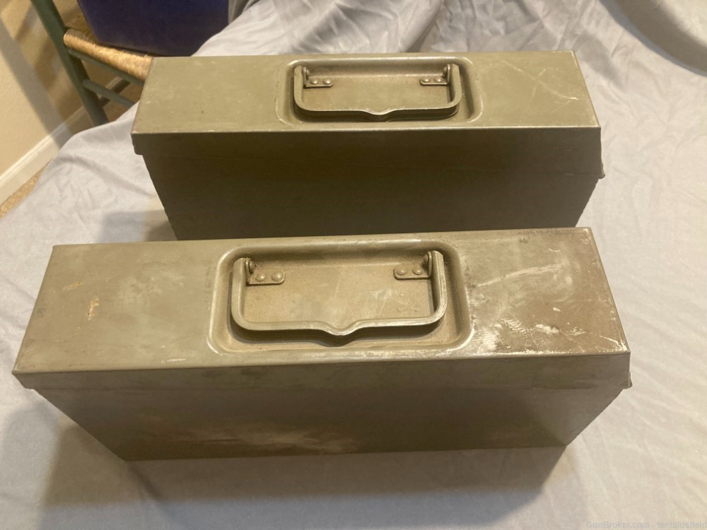 Austrian Military MG74 ammo can with real MG74 belts -NOS-    MG34 MG42 MG3-img-4