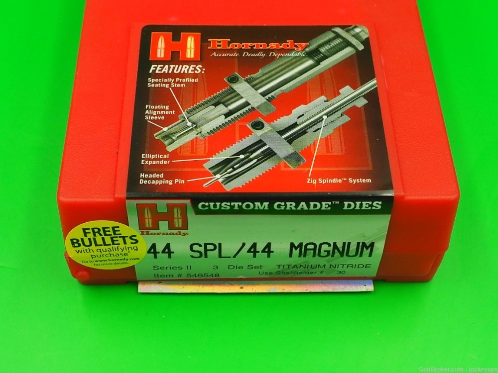 44 Rem Mag Remington magnum special hornady die set and Lee crimp die -img-5