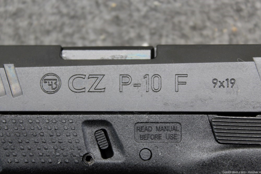 NIB Czech Military CZ P10F 9mm 19+1 4.5"Fullsized BLCK Pistol P10 P10C CZ75-img-3