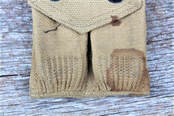 WWI US .45 Caliber Ammunition Pouch made by Mills-img-3