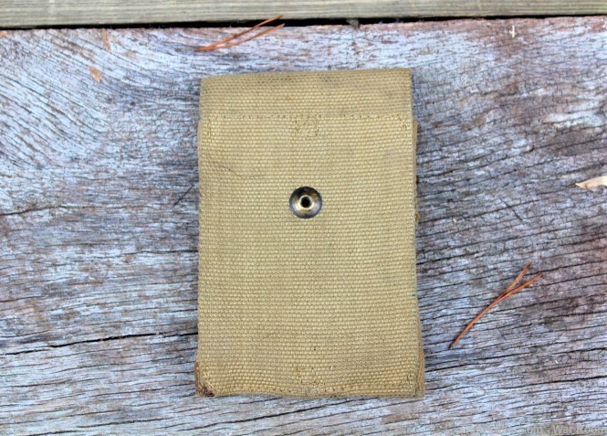 WWI US .45 Caliber Ammunition Pouch made by Mills-img-1