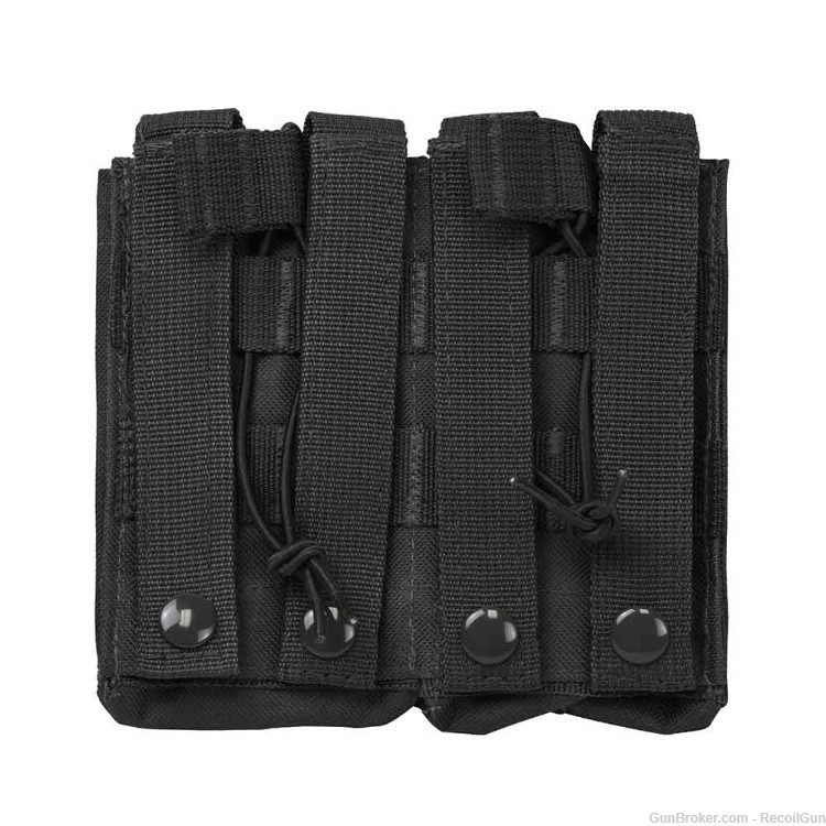 VISM by NcSTAR CVP2P2931B Double Pistol Mag Pouch - Black-img-1
