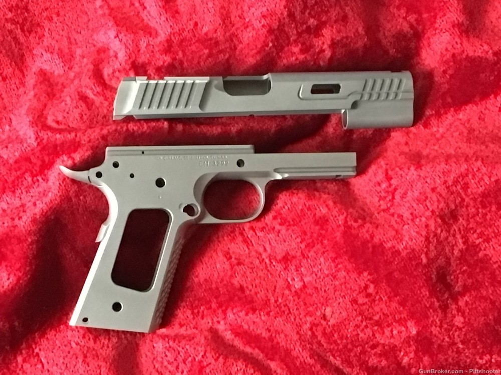JEM custom 1911 Stainless Government tactical frame only…. NEW-img-0
