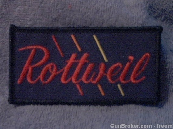 Rottweil  Shot  Shell  logo  patch-img-0
