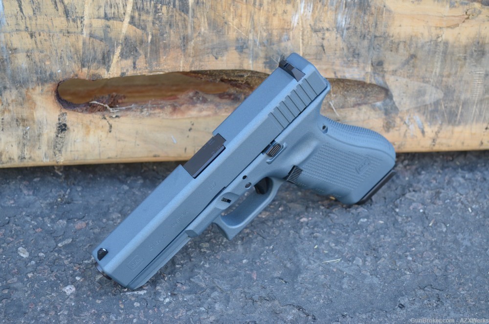 Glock 31 Gen 4 .357sig G4 X-Werks Blue Titanium Tungsten-img-2