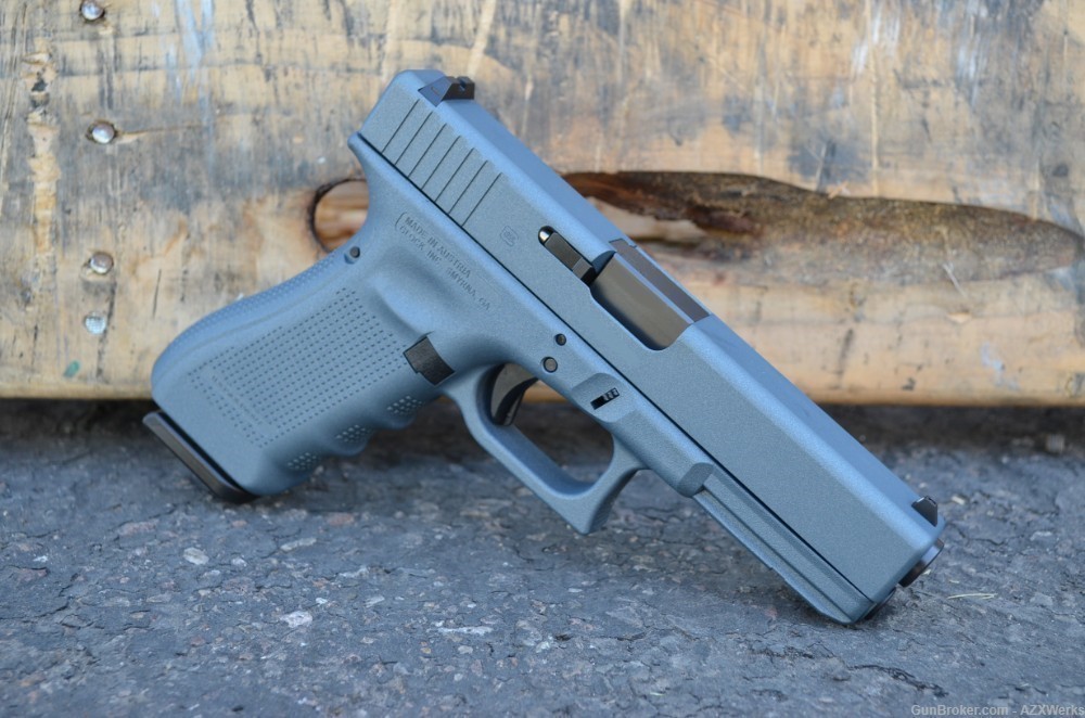 Glock 31 Gen 4 .357sig G4 X-Werks Blue Titanium Tungsten-img-0