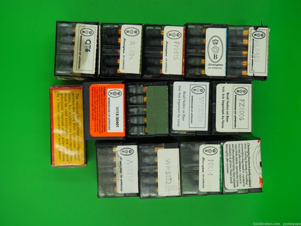 Vintage Highly Collectible ELEY 22LR Ammo LOT 14 factory sealed boxes  -img-8