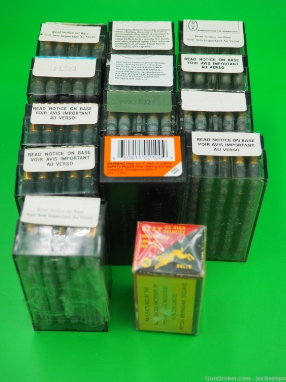 Vintage Highly Collectible ELEY 22LR Ammo LOT 14 factory sealed boxes  -img-6