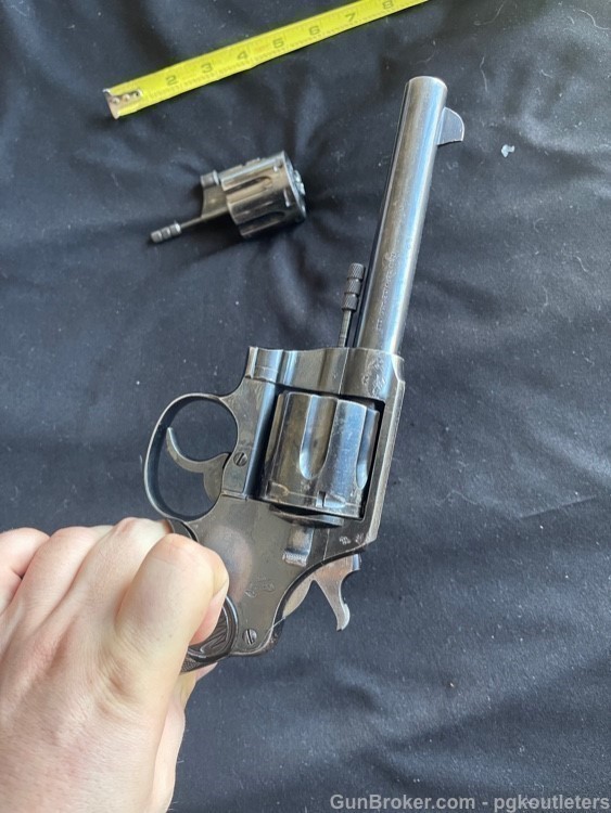 Colt New Service Double Action Revolver .455 Eley cal., 5.5" -img-10