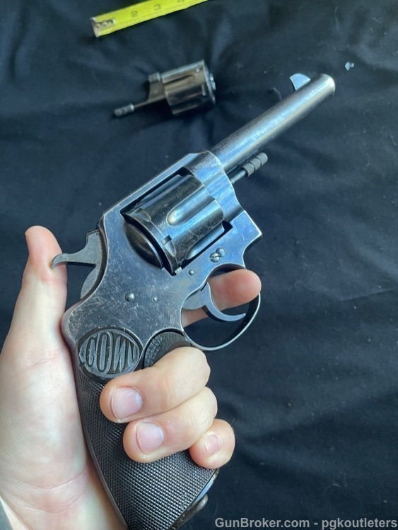 Colt New Service Double Action Revolver .455 Eley cal., 5.5" -img-8