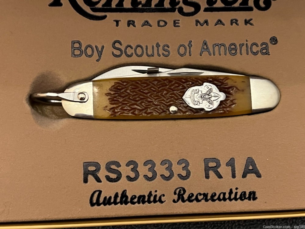 2009 REMINGTON ATHLETIC RECREATION 1924 BOY SCOUTS OF AMERICA POCKET KNIFE-img-2