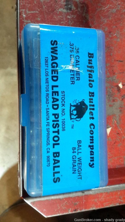 buffalo bullet company 36 cal .375dia -img-0