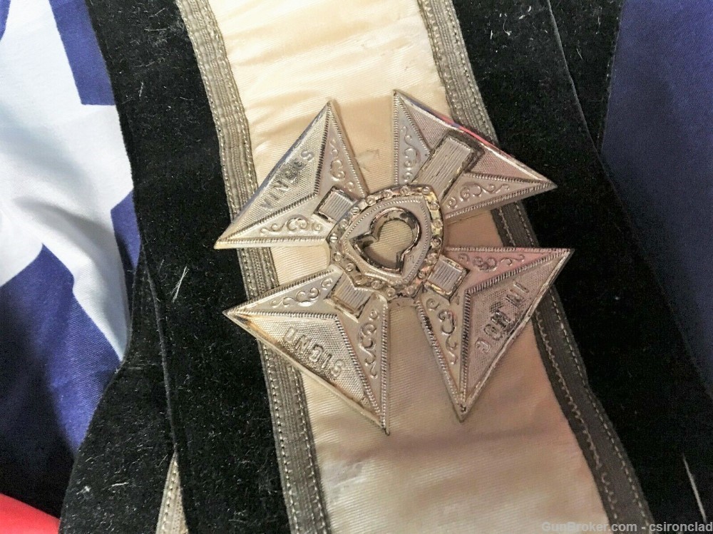 Masonic Sash 1800's, from South Carolina-img-2
