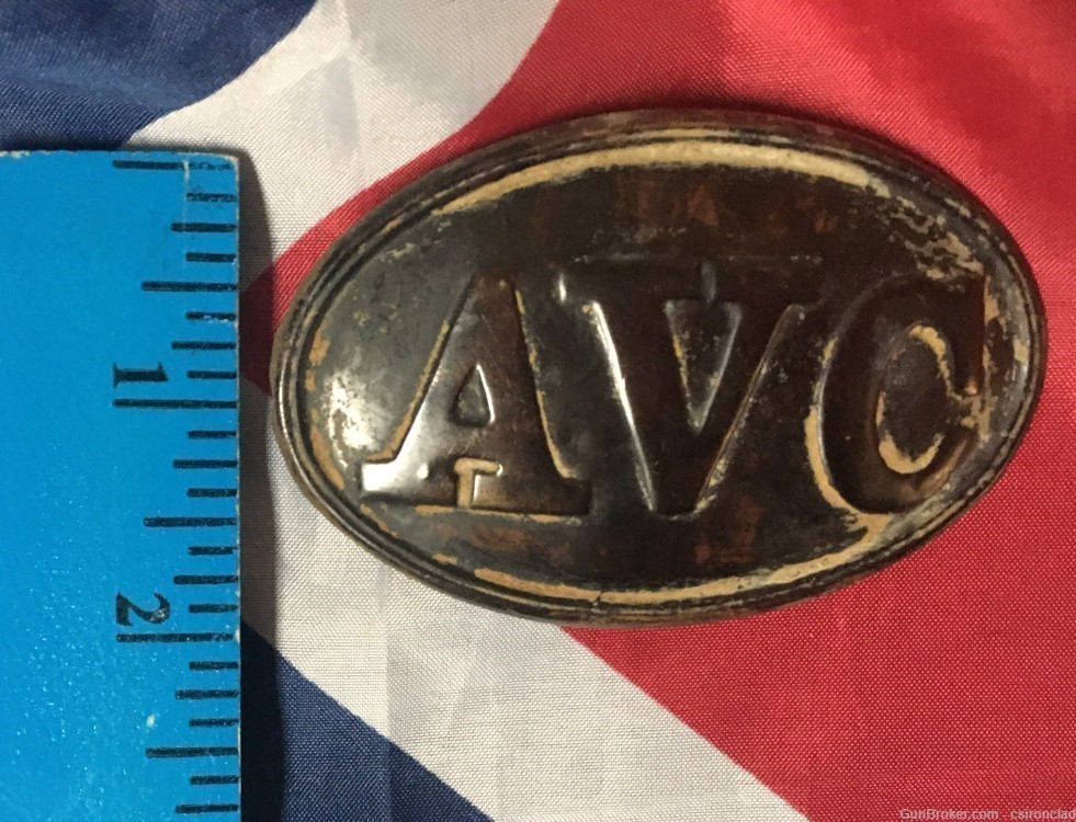 Confederate Alabama Volunteer Corps belt plate, Civil War -img-3