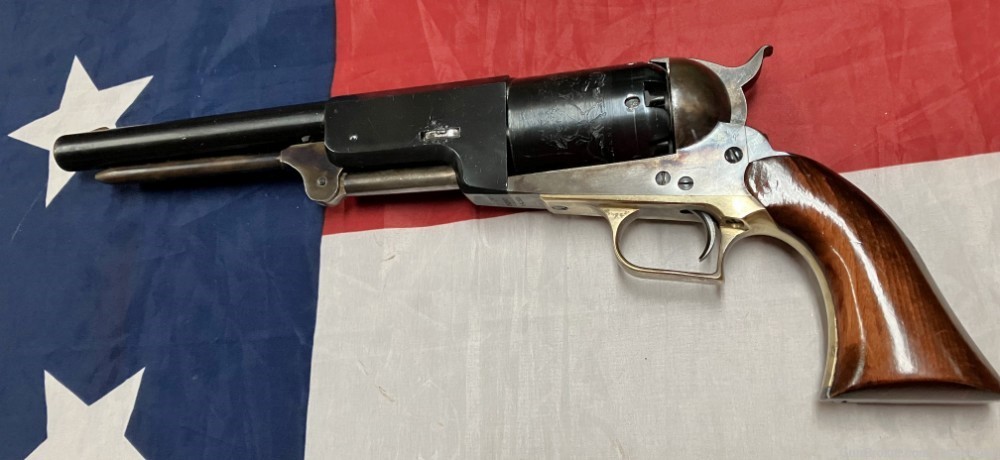 Walker Revolver Model 1847 early reproduction shooter cap  & ball Civil War-img-4
