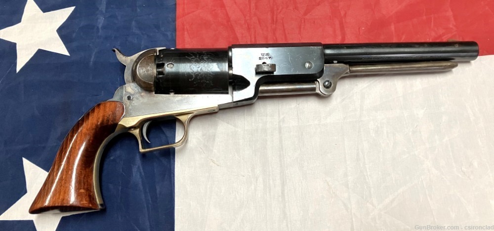 Walker Revolver Model 1847 early reproduction shooter cap  & ball Civil War-img-0
