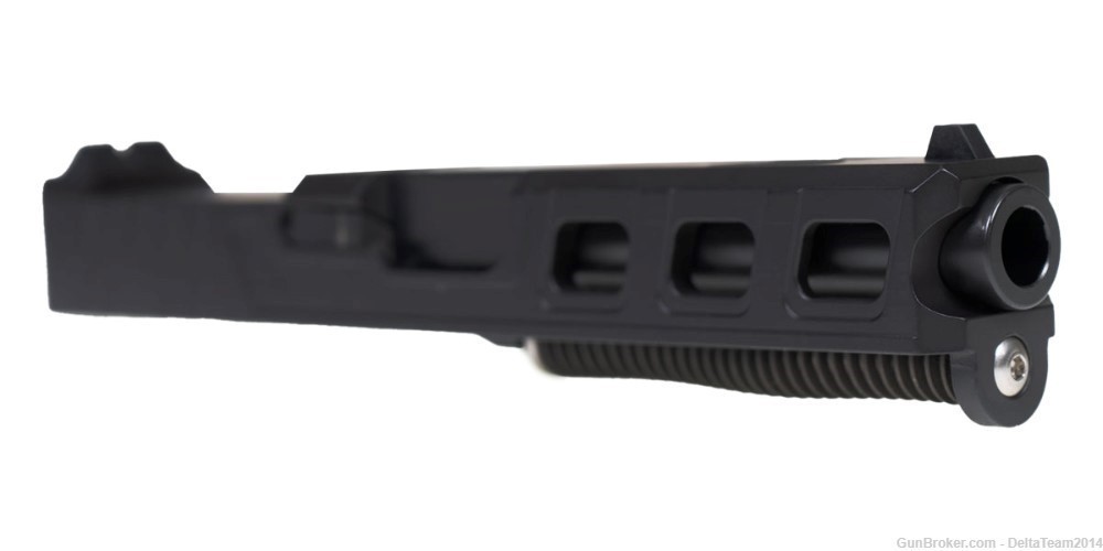 9mm Complete Pistol Slide - Glock 19 Compatible - Lightning Cut - Assembled-img-0