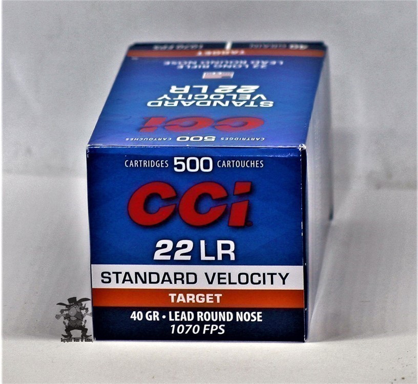 CCI 22 LR 40 Grain Standard Velocity Round NOSE 22lr STANDARD 500 RDS-img-2