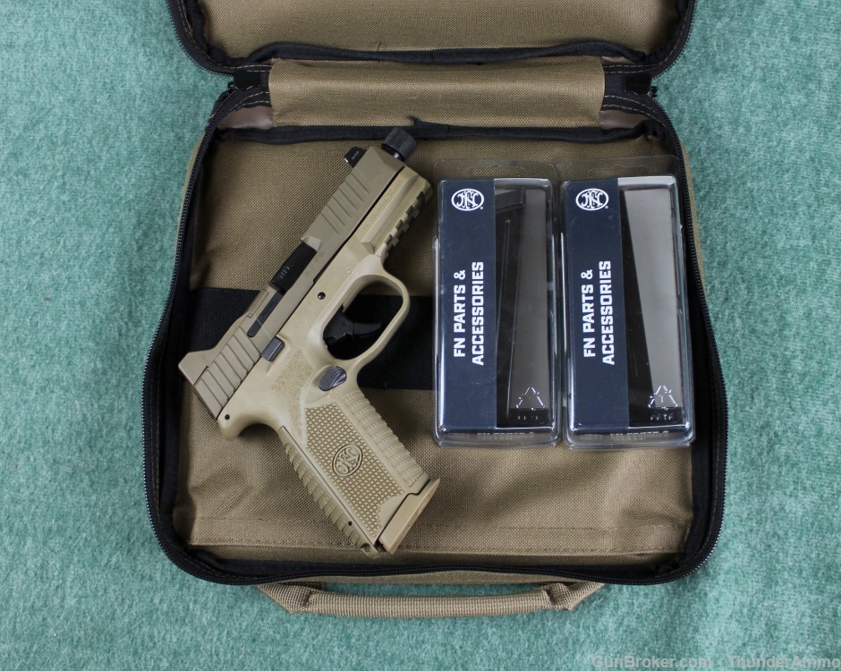 FN-USA 509-Tactical Semi Auto Pistol FDE 9mm Night Sights 3-17rd Mag w/Case-img-8