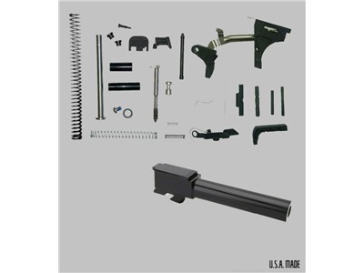 Fits GL0CK 19 Gen 3 Lower Parts Kit G19 Upper Slide Completion 9mm + Barrel
