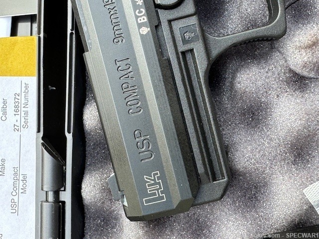 H&K USP 9MM COMPACT CONSECUTIVE SN ALL GERMAN MADE AND ASSEMBLED-img-5