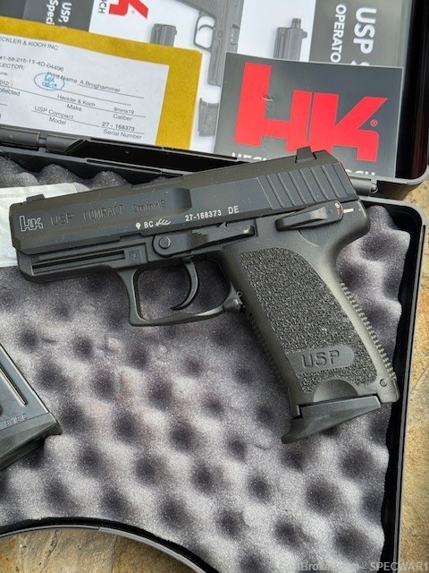 H&K USP 9MM COMPACT CONSECUTIVE SN ALL GERMAN MADE AND ASSEMBLED-img-17