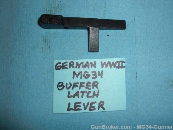 German WWII MG34 Buffer Latch Lever - NEAR MINT-img-0